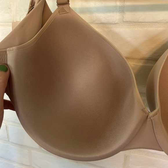 NWT Soma Enbliss Full Coverage Lined Nude Underwire Bra 42 DDD Soft Tan #0658 - Picture 3 of 11
